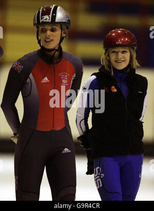 Eisschnelllauf - Trainingseinheit - Milan Stockfoto