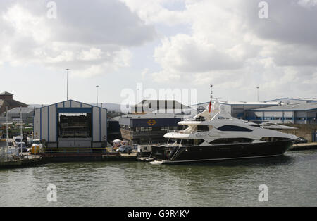 Luxus-Yachten - Poole Stockfoto