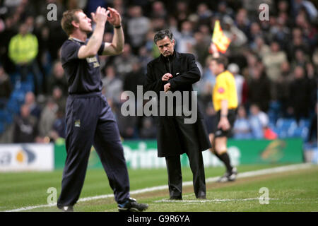 Fußball - FA Barclays Premiership - Manchester City V Chelsea - The City of Manchester Stadium Stockfoto