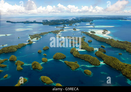 1000 Inseln, Palau, Mikronesien, Bismarck-Archipel Stockfoto