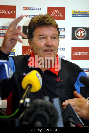 Fußball - Wales Pressekonferenz - Jurys Ballsbridge Hotel - Dublin Stockfoto