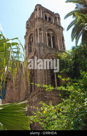 Kirche Santa Maria dell'Ammiraglio, Norman Style, Palermo, Sizilien, Italien / San Nicolo dei Greci, La Martorana, Chiesa di S. Maria dell'Ammiraglio Stockfoto