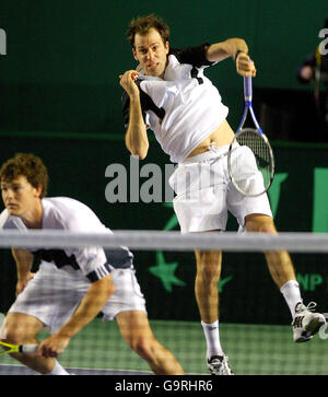 Tennis - Davis Cup - Großbritannien - Gruppe ein - Euro-Afrika-Zone V Holland - NEC - Birmingham Stockfoto