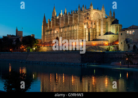 Gotische Kathedrale, Palma De Mallorca, Spanien, Europa Stockfoto