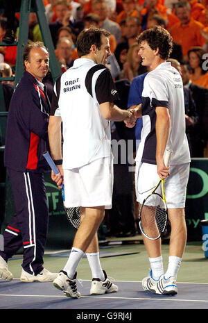 Tennis - Davis Cup - Großbritannien - Gruppe ein - Euro-Afrika-Zone V Holland - NEC - Birmingham Stockfoto