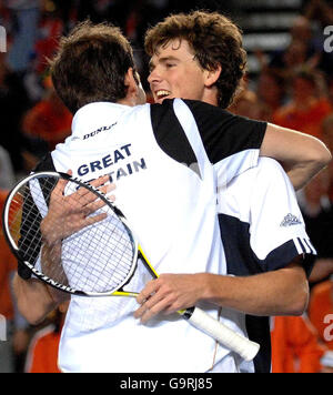 Tennis - Davis Cup - Großbritannien - Gruppe ein - Euro-Afrika-Zone V Holland - NEC - Birmingham Stockfoto