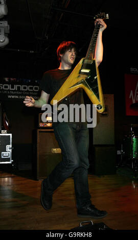 Asche Instore Gig - London Stockfoto