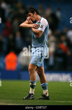 Fußball - FA Barclays Premiership - Manchester City V Chelsea - The City of Manchester Stadium Stockfoto