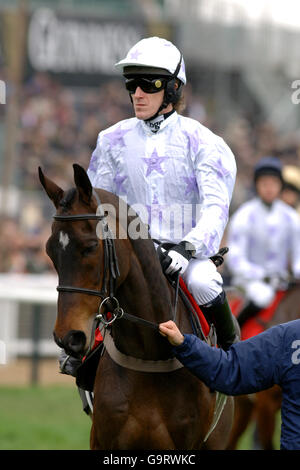 Horse Racing - Cheltenham Festival - Tag drei - Cheltenham Racecourse Stockfoto