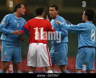 Fußball - Europameisterschaft 2008-Qualifikation - Gruppe D - Wales V San Marino - Millennium Stadium Stockfoto