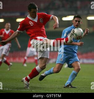 Fußball - Europameisterschaft 2008-Qualifikation - Gruppe D - Wales V San Marino - Millennium Stadium Stockfoto