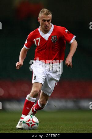 Fußball - Europameisterschaft 2008-Qualifikation - Gruppe D - Wales V San Marino - Millennium Stadium Stockfoto