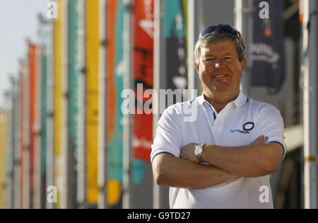 Sir Keith Mills am Americas Cup Stockfoto