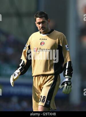 Fußball - FA Barclays Premiership - Everton / Charlton Athletic - Goodison Park. Scott Carson, Charlton Athletic Torwart Stockfoto