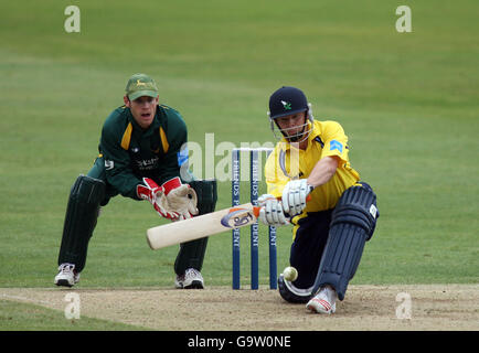 Trent Bridge Cricket - Friends Provident Trophy - Nord-Gruppe - Nottinghamshire Outlaws V Yorkshire Phoenix- Stockfoto