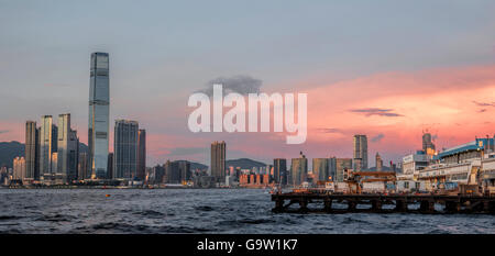 Hong Kong Großhandel Gemüsemarkt, Kennedy Town, Hong Kong, China. Stockfoto