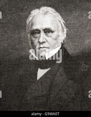 Thomas Babington Macaulay, 1. Baron Macaulay, 1800-1859.  Britischer Historiker und Whig Politiker. Stockfoto