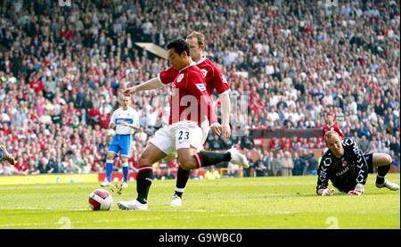 Fußball - FA Barclays Premiership - Manchester United gegen Middlesbrough - Old Trafford Stockfoto