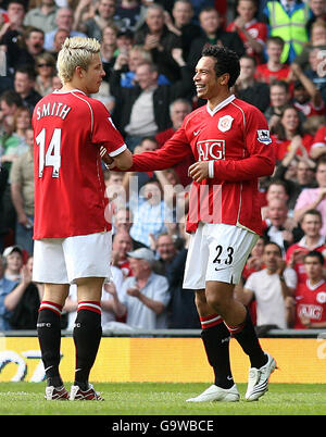 Fußball - FA Barclays Premiership - Manchester United gegen Middlesbrough - Old Trafford Stockfoto