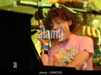 Mika HMV Instore Gig - London Stockfoto