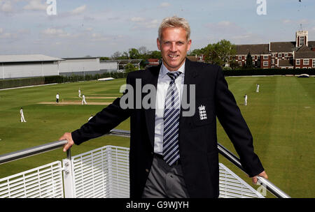 Cricket - Peter Moores - Pressekonferenz - Loughborough Stockfoto