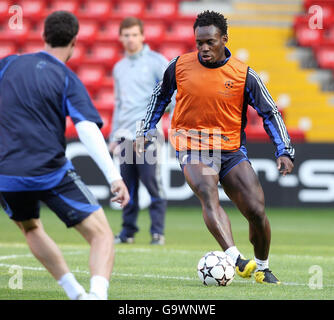 Fußball - Chelsea Training und Pressekonferenz - Liverpool Stockfoto