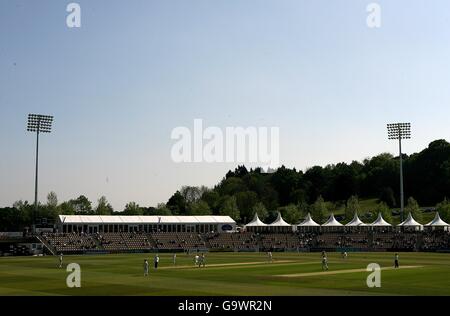 Cricket - Liverpool Victoria County Championship - Division One - Tag zwei - Hampshire V Yorkshire - The Rose Bowl. The Rose Bowl, Heimat von Hampshire CCC Stockfoto