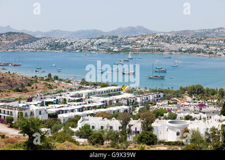 Bucht von Gümbet, Halbinsel Bodrum, Mugla, Türkei, Asien / Gümbet Stockfoto