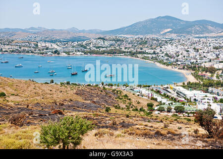 Gumbet Bucht, Halbinsel Bodrum, Mugla, Türkei / Gümbet Stockfoto