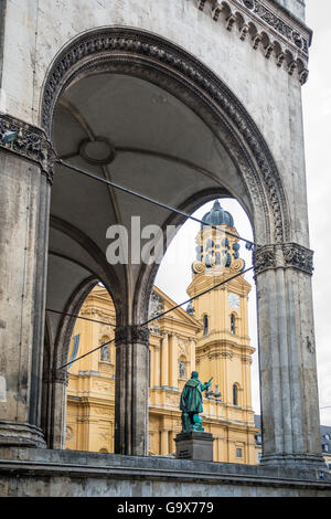 München, Odeonsplatz, Deutschland Stockfoto