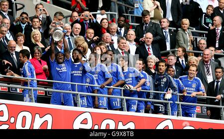 Fußball - Pokal - Finale - Chelsea gegen Manchester United - Wembley-Stadion Stockfoto