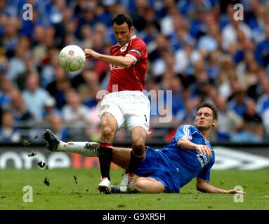 Fußball - Pokal - Finale - Chelsea gegen Manchester United - Wembley-Stadion Stockfoto