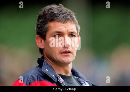 Soccer - Endsleigh League Division Three - Colchester United / Preston North End. George Burley, Manager von Colchester United Stockfoto