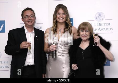 Die British Soap Awards 2007 - Press Room - London Stockfoto