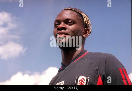 Fußball - FA Carling Premiership - Fulham. Louis Saha, Fulham Stockfoto