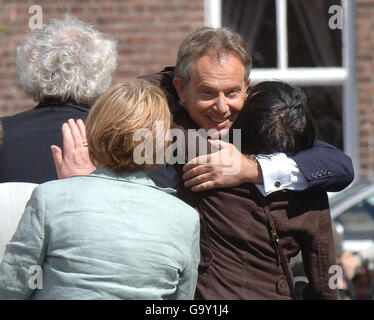 Blair enthüllt Pläne für die Zukunft Stockfoto