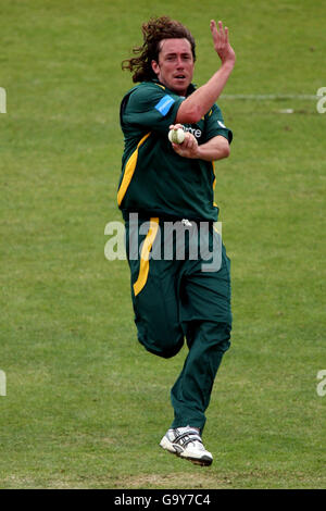 Trent Bridge Cricket - Friends Provident Trophy - Nord-Gruppe - Nottinghamshire Outlaws V Yorkshire Phoenix- Stockfoto