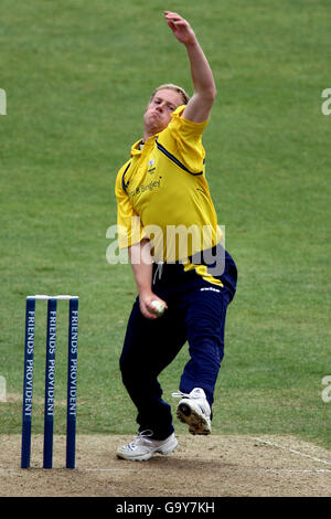 Trent Bridge Cricket - Friends Provident Trophy - Nord-Gruppe - Nottinghamshire Outlaws V Yorkshire Phoenix- Stockfoto