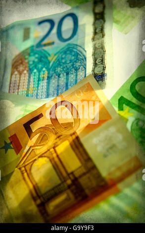 Euro-Banknoten Stockfoto