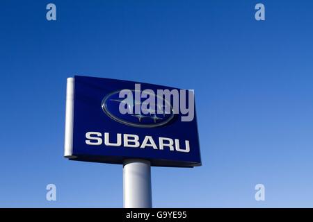 Kingston, Ontario, Kanada. 5. Januar 2016. Das Subaru-Autohaus in Kingston, Ontario, auf Dienstag, 5. Januar 2016. © Lars Hagberg/ZUMA Draht/Alamy Live-Nachrichten Stockfoto