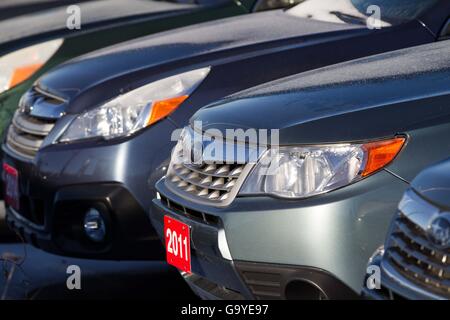 Kingston, Ontario, Kanada. 5. Januar 2016. Das Subaru-Autohaus in Kingston, Ontario, auf Dienstag, 5. Januar 2016. © Lars Hagberg/ZUMA Draht/Alamy Live-Nachrichten Stockfoto