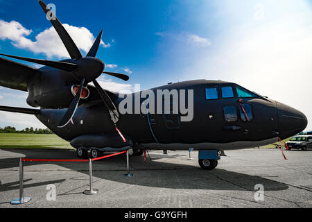 Italien Turin Collegno Aereoclub Veranstaltung 2. Juli 2016 Centennial Flughafen Torino Aeritalia - 1916/2016-C27j Nero 10 Jahre Credit: wirklich Easy Star/Alamy Live News Stockfoto