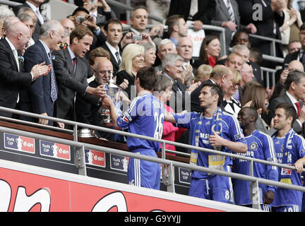 Fußball - Pokal - Finale - Chelsea gegen Manchester United - Wembley-Stadion Stockfoto