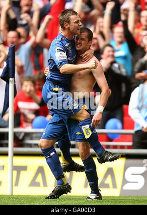 Fußball - landesweite Konferenz - spielen Off Finale - Exeter City V Morecambe - Wembley-Stadion Stockfoto