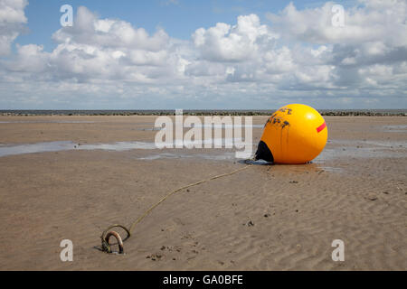 Boje, Hamburger Nationalpark Wattenmeer, UNESCO-Weltkulturerbe, Cuxhaven, Niedersachsen, Nordsee, PublicGround Stockfoto