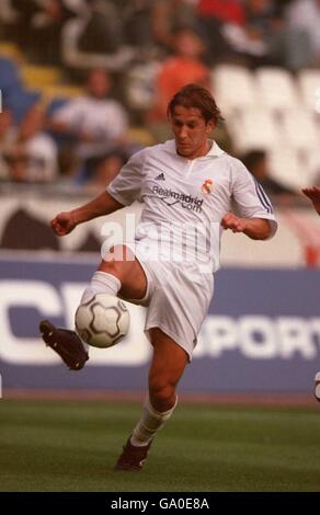 Fußball - 56. Teresa Herrera Trophy - Halbfinale - Real Madrid / Cruz Azul. Michel Salgado, Real Madrid Stockfoto