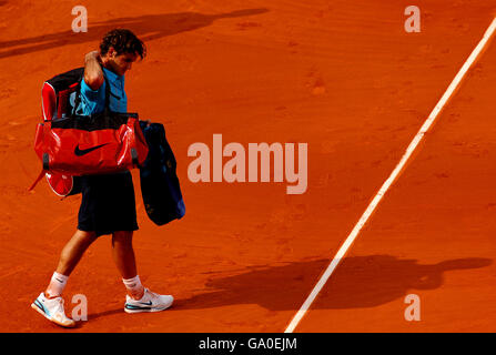 Tennis - French Open 2007 - Tag 10 - Roland Garros Stockfoto