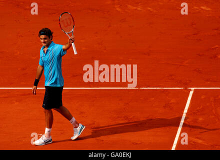 Tennis - French Open 2007 - Tag 10 - Roland Garros Stockfoto