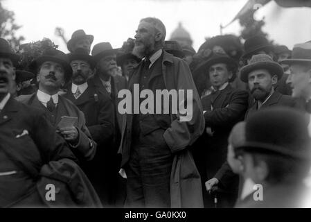 Shaw nimmt an einer Kundgebung in London Stockfoto