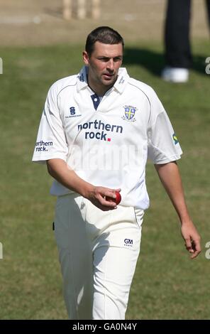 Cricket - Liverpool Victoria County Championship - Division One - Tag zwei - Worcestershire Royals gegen Durham Dynamos - New Road. Steve Harmion, Durham Dynamos Stockfoto